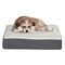 Pet Adobe Orthopedic Sherpa Top Pet Bed with Memory Foam and Removable Cover 20x15x4 Gray by Pet Adobe 853846MXC - alternate 1